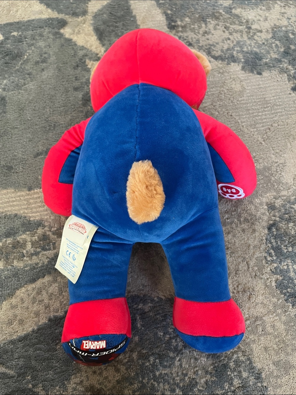 Build-A-Bear Spider Hero Teddy in Red and Blue - Picture 5 of 6